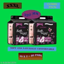 Advance technology sanitary pad with extra comfortable and safe for women and girls - Two pack of 40counts in each