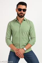 Youth First Men's Solid Spread Collar Aqua Blue Shirts Pack 2